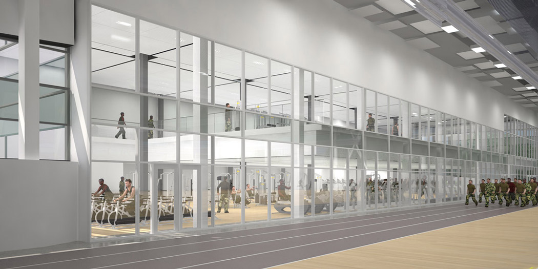 FABRIQ architecture » Sports Complex, SaintJean Garrison